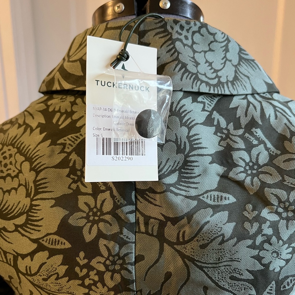 Tuckernuck Emerald Mirasol Jacquard Adelaide Dress - Picture 6 of 13